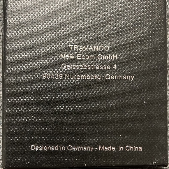 Travando Bifold with Money Clip Wallet - black on black - Picture 7 of 7